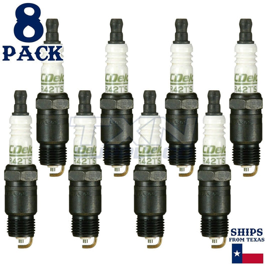 8 Pack ACDelco R42TS Copper Spark Plugs 19354426