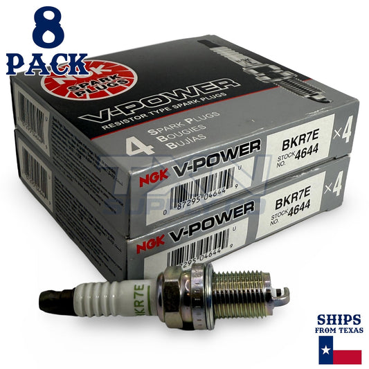 8 Pack NGK V-Power Spark Plugs 2003 for Audi RS6 V8 4.5L ps