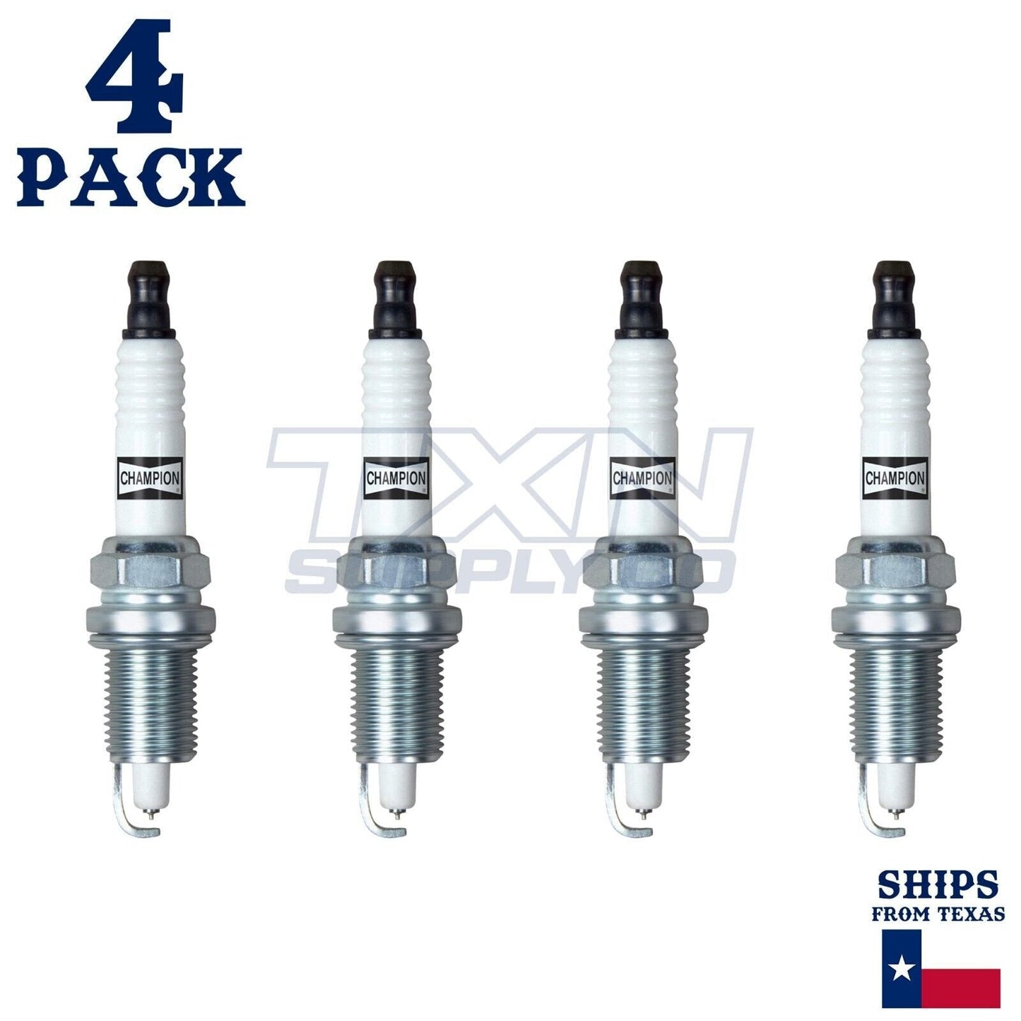 Champion 7940 Double Platinum Spark Plugs RS14PYPB5 - 4 Pack