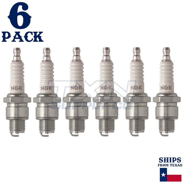 6 Pack NGK 5126 Spark Plugs B8HS-10 ps