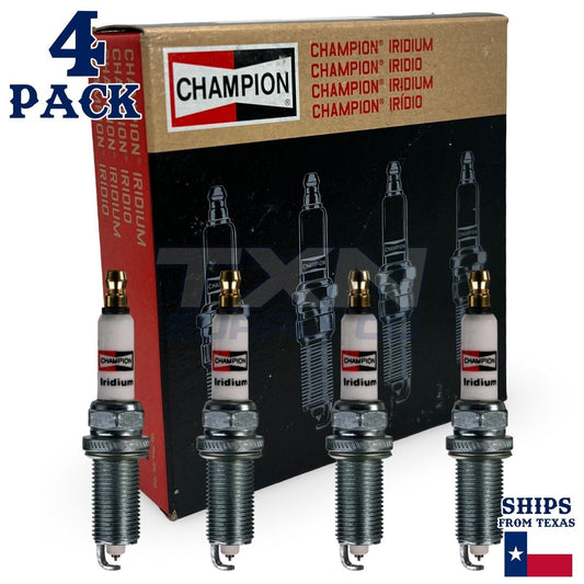 4 Pack Champion Iridium Spark Plugs for 1990-1994 Nissan D21 2.4L L4 ps