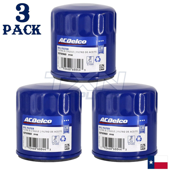 ACDelco PF48 Professional Engine Oil Filter - 3 Pack