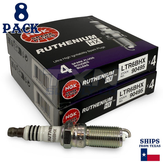 8 Pack NGK Ruthenium HX Spark Plugs 2010-2013 for Ford F-150 V8 6.2L ps