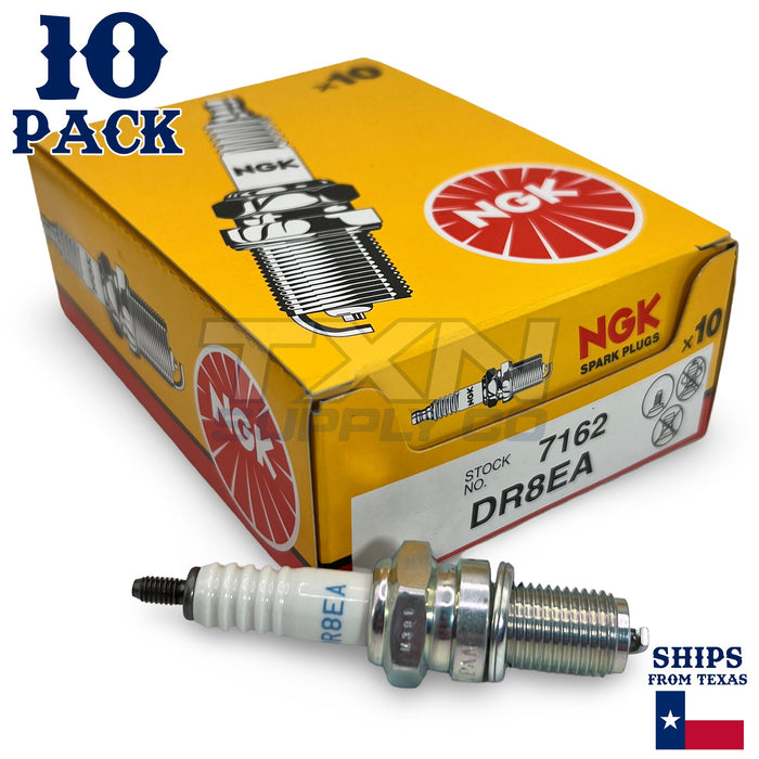 NGK 7162 Spark Plug DR8EA - 10 Pack