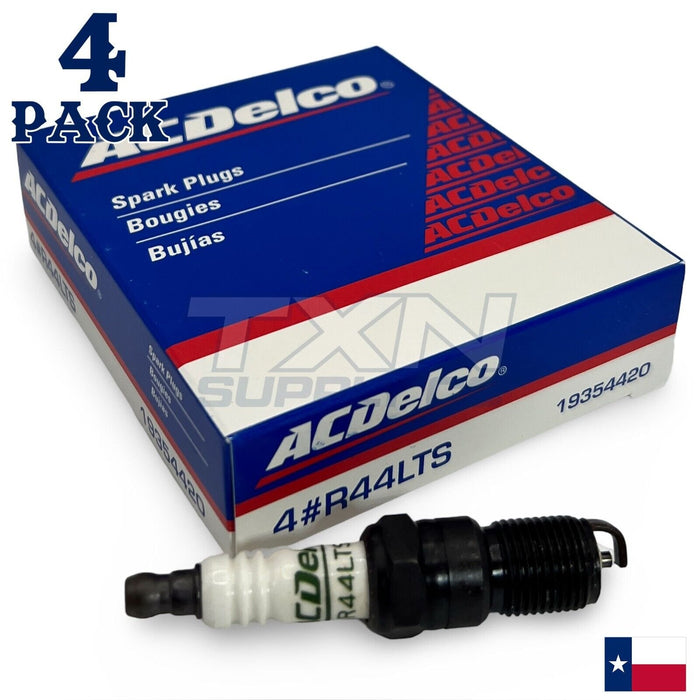 ACDelco R44LTS Copper Spark Plug - 4 Pack - 19354420 GM OEM