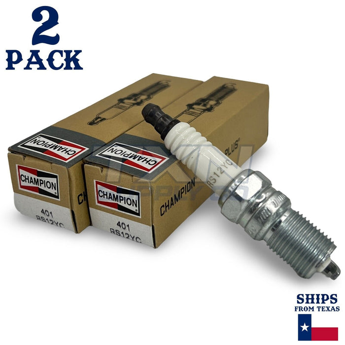 Champion 401 Copper Plus Spark Plug RS12YC - 2 Pack