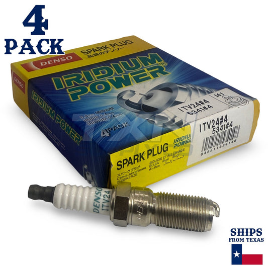 4 Pack Denso 5341 Iridium Power Spark Plugs ITV24 ps