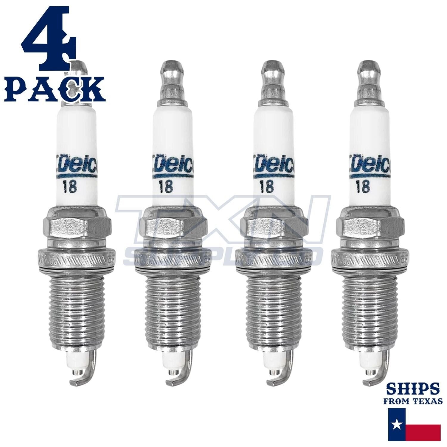 4 Pack GM ACDelco #18 RAPIDFIRE Platinum Spark Plugs ps