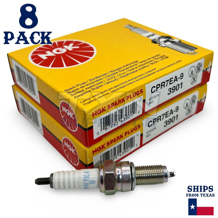 NGK 3901 Spark Plug CPR7EA-9 - 8 Pack