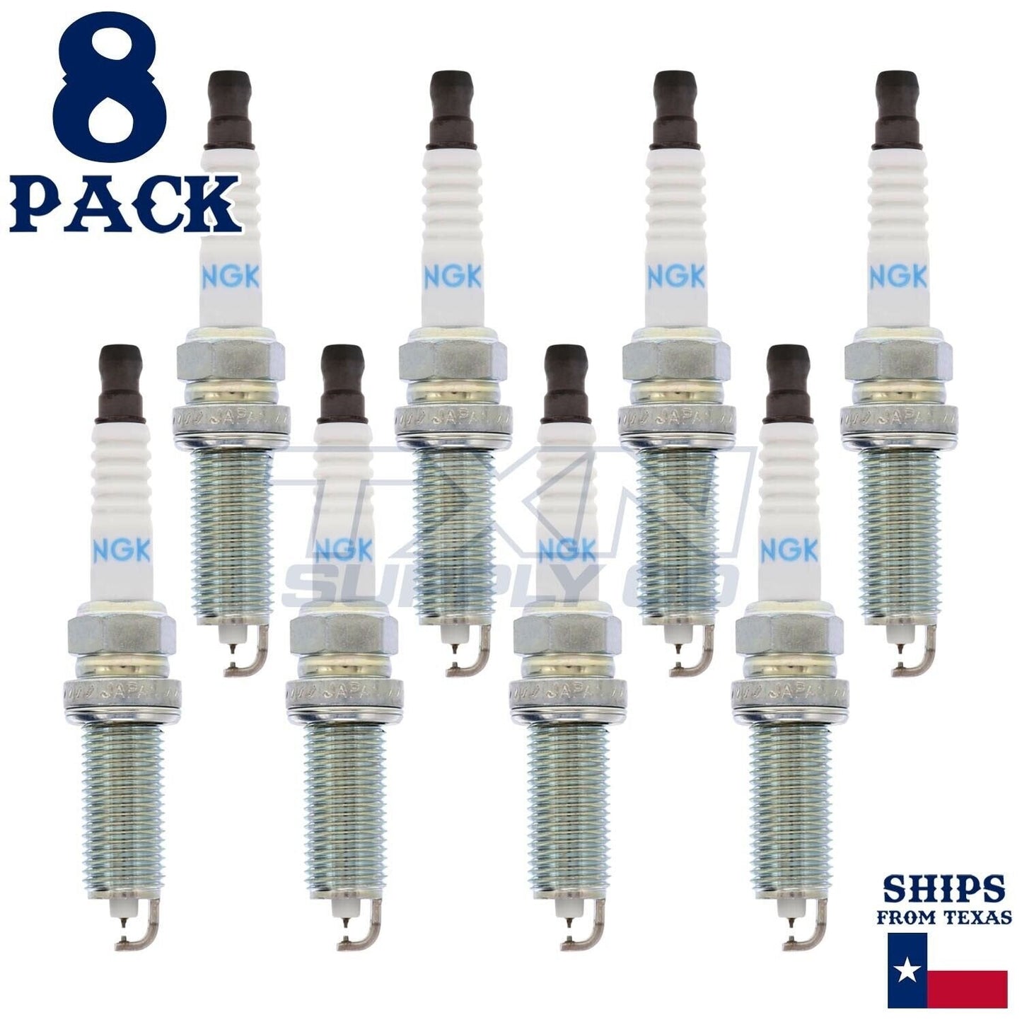 8 Pack NGK V-Power 1406 Spark Plugs DILKAR7B11 ps