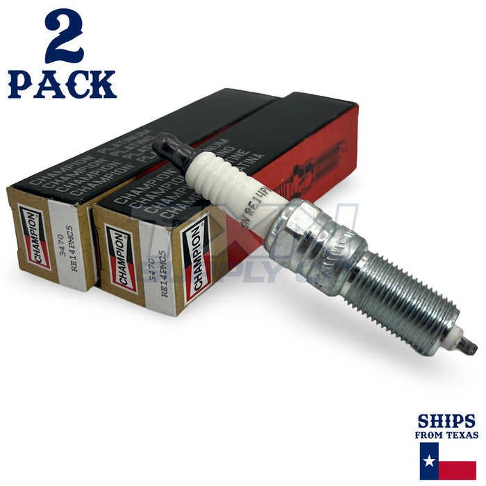 Champion 3470 Platinum Spark Plugs RE14PMC5 - 2 Pack