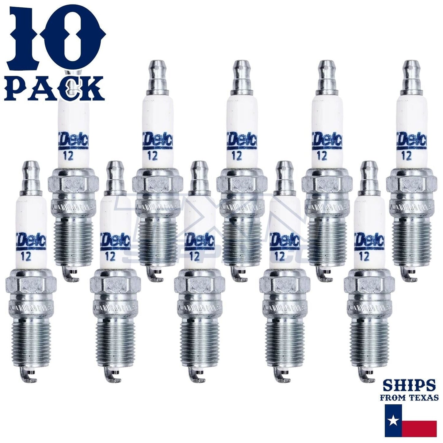 10 Pack GM ACDelco #12 RAPIDFIRE Platinum Spark Plugs 19308032 ps