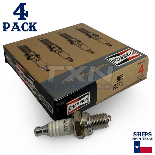 Champion 965 Copper Plus Spark Plug RZ7C - 4 Pack