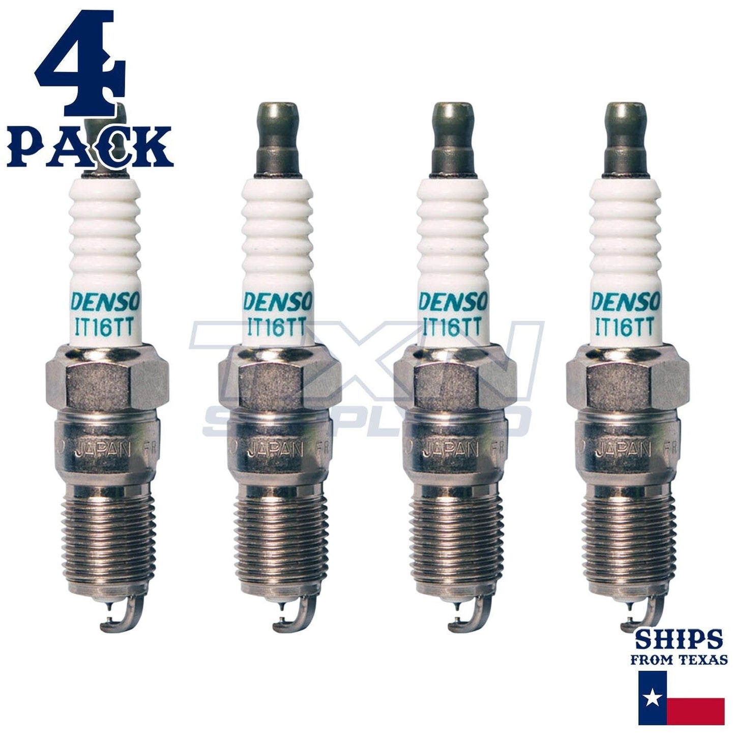 4 Pack Denso 4713 Iridium TT Spark Plugs IT16TT ps