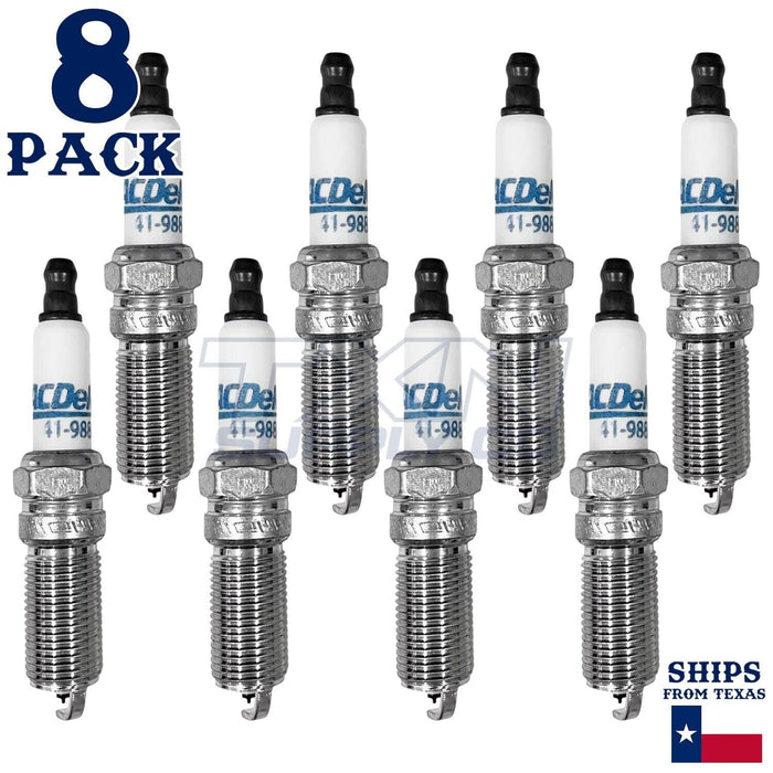 8 Pack Genuine GM ACDelco Iridium Spark Plugs 41-988 ps