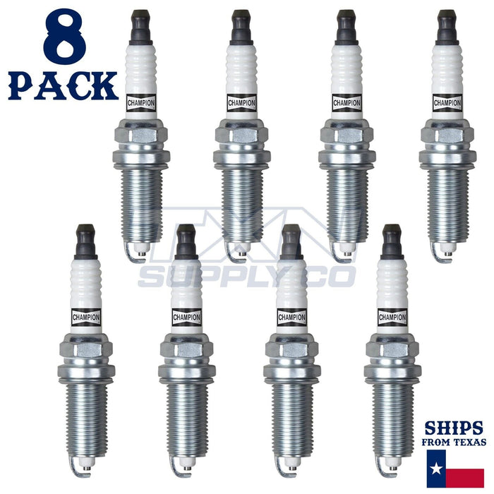 8 Pack Champion Copper Plus Spark Plugs for 2012-2016 Nissan NV2500 5.6L V8