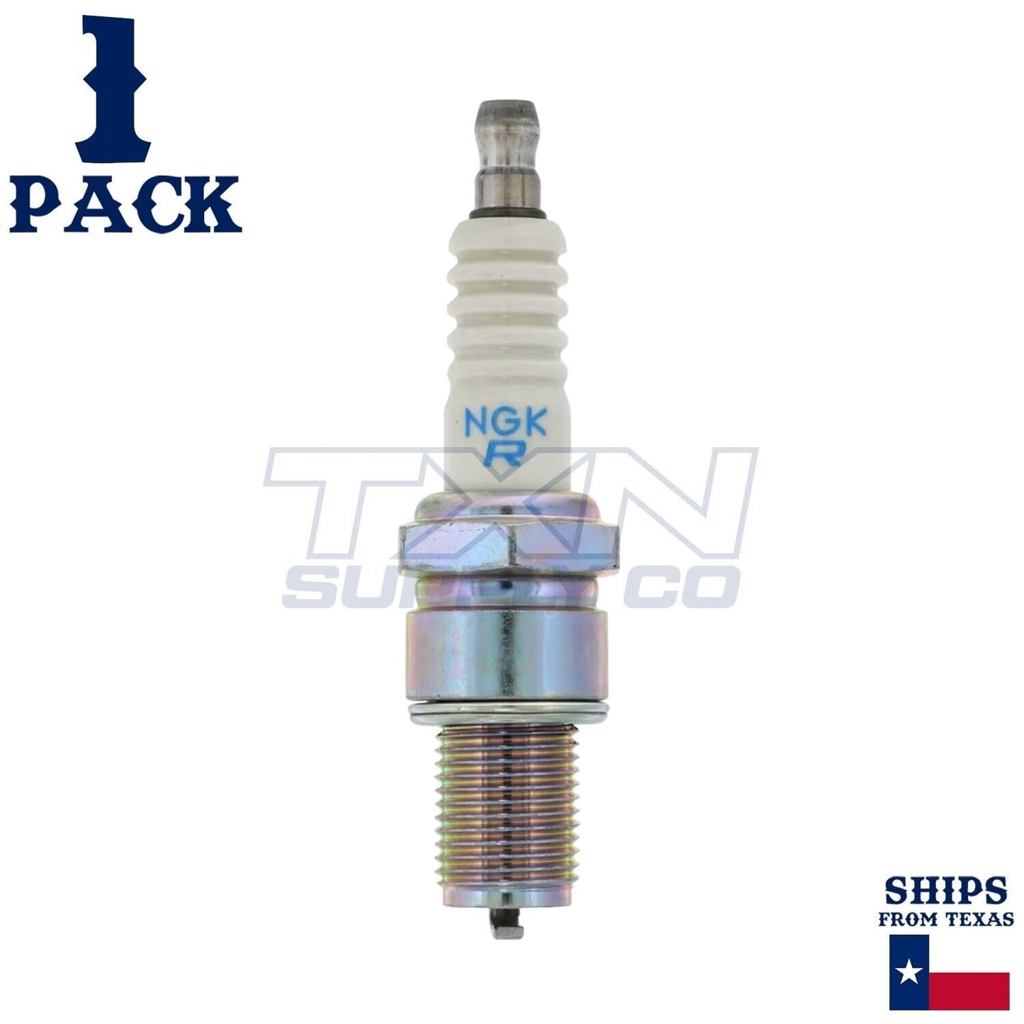 1 Pack NGK V-Power 5722 Spark Plugs BR9ES ps