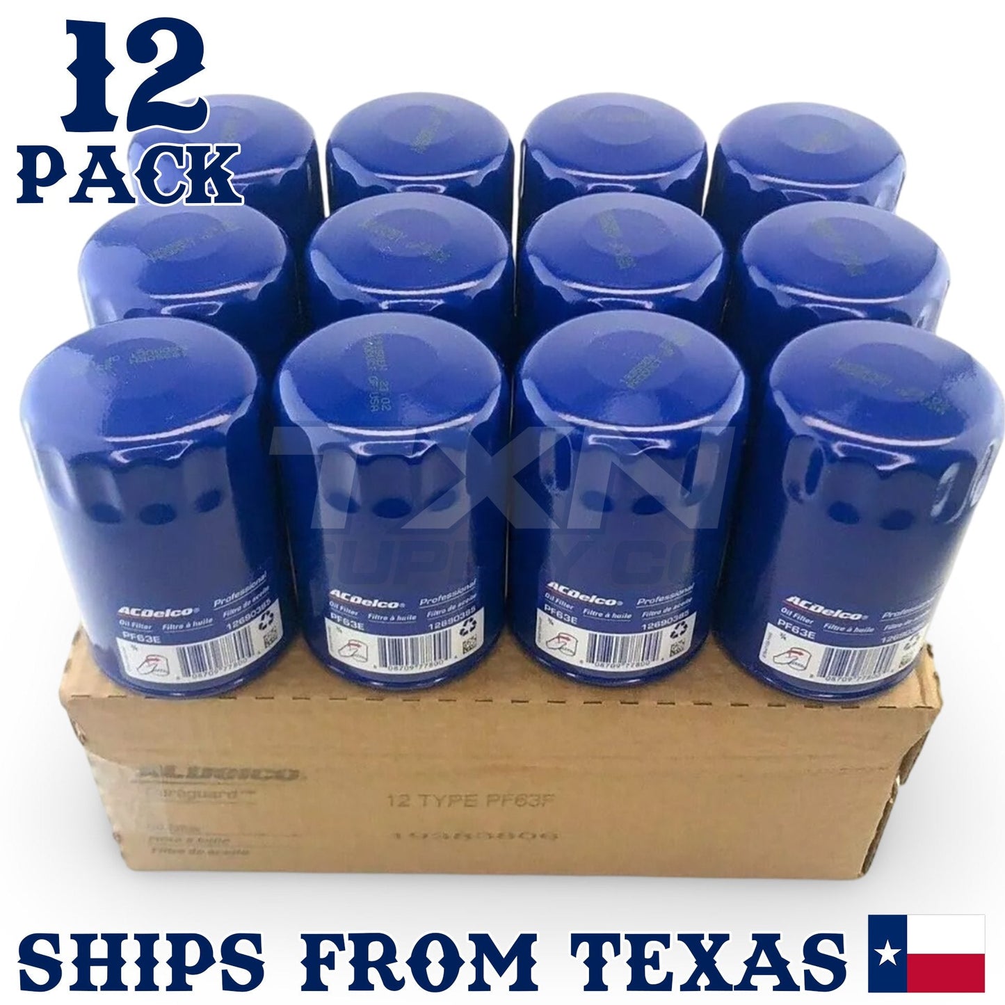 ACDelco GM Original Equipment PF63F Durapack Engine Oil Filter (Pack of 12)