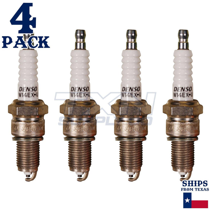 4 Pack Denso 3011 Standard Spark Plugs W14EX-U ps
