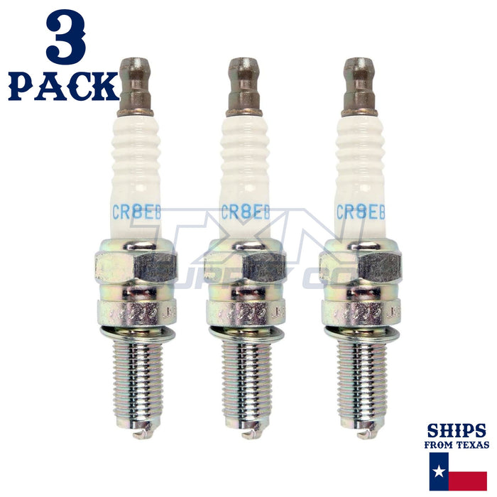 3 NGK Spark Plugs - For Spark Trixx Sea-Doo Watercraft