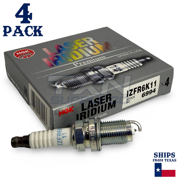 4 Pack NGK Laser Iridium Spark Plugs 2002-2006 for Acura RSX 2.0L L4 ps