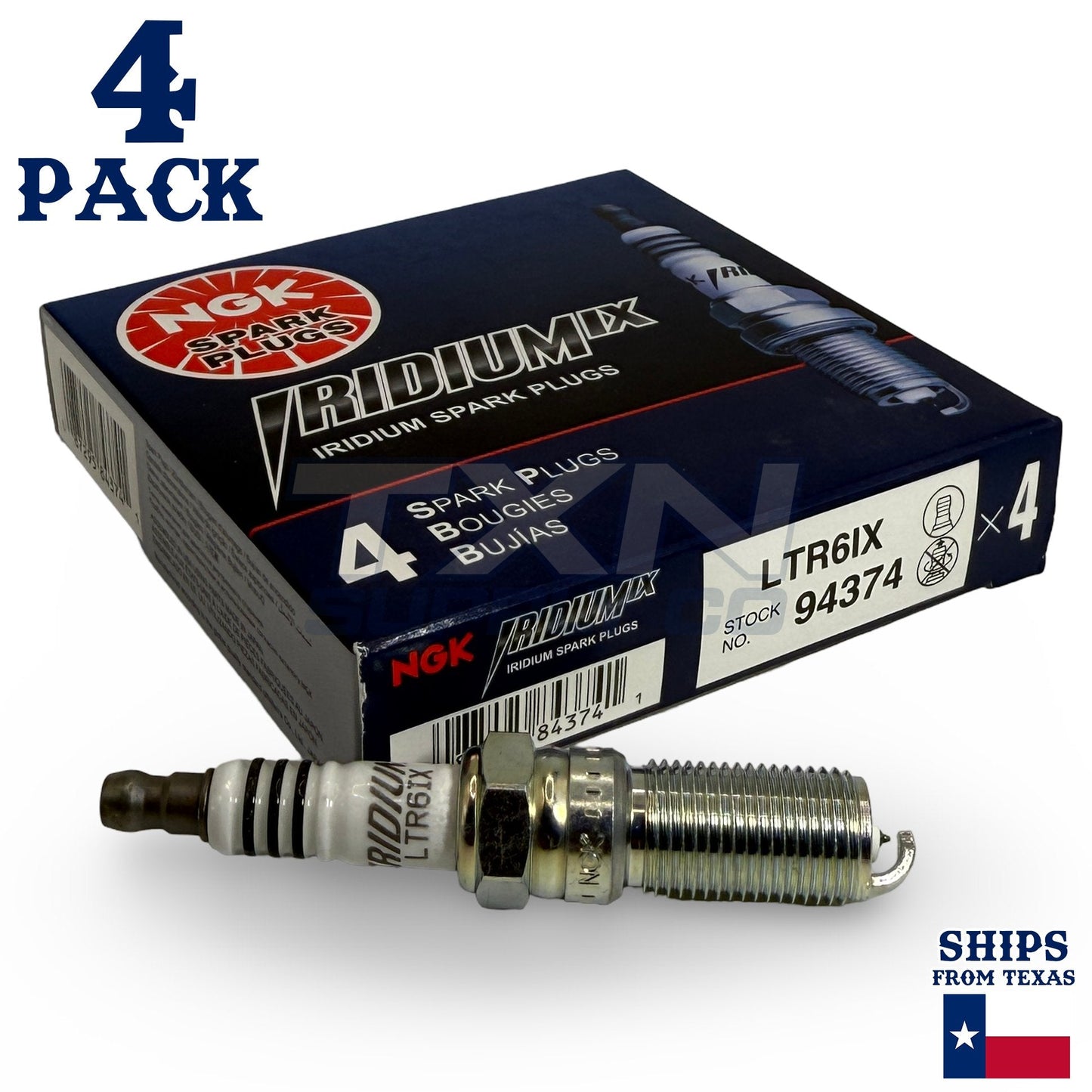 4 Pack NGK Iridium IX Spark Plugs 2015 for Lincoln MKT L4 2.0L ps