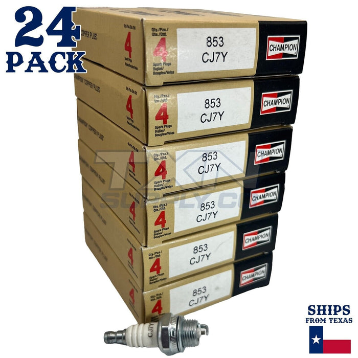 Champion 853 Copper Plus Spark Plug CJ7Y - 24 Pack