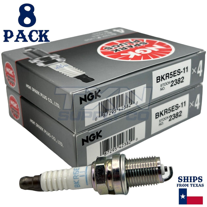 NGK 2382 Spark Plug BKR5ES-11 - 8 Pack