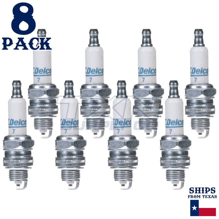 8 Pack GM ACDelco #7 RAPIDFIRE Platinum Spark Plugs 19360569 ps