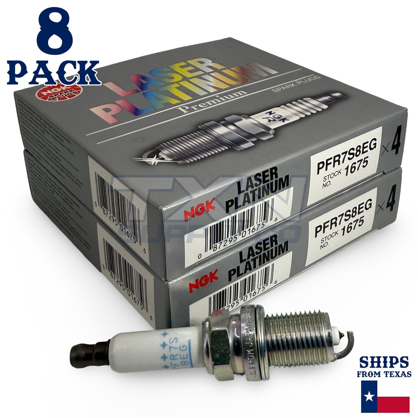 8 Pack NGK Laser Platinum Spark Plugs 2011-2014 for Audi R8 V8 4.2L ps