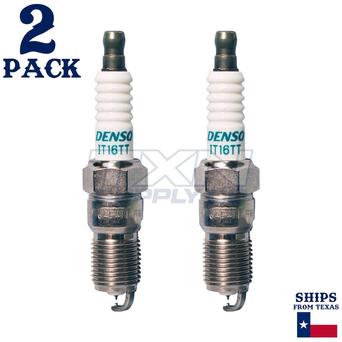 2 Pack Denso 4713 Iridium TT Spark Plug IT16TT ps