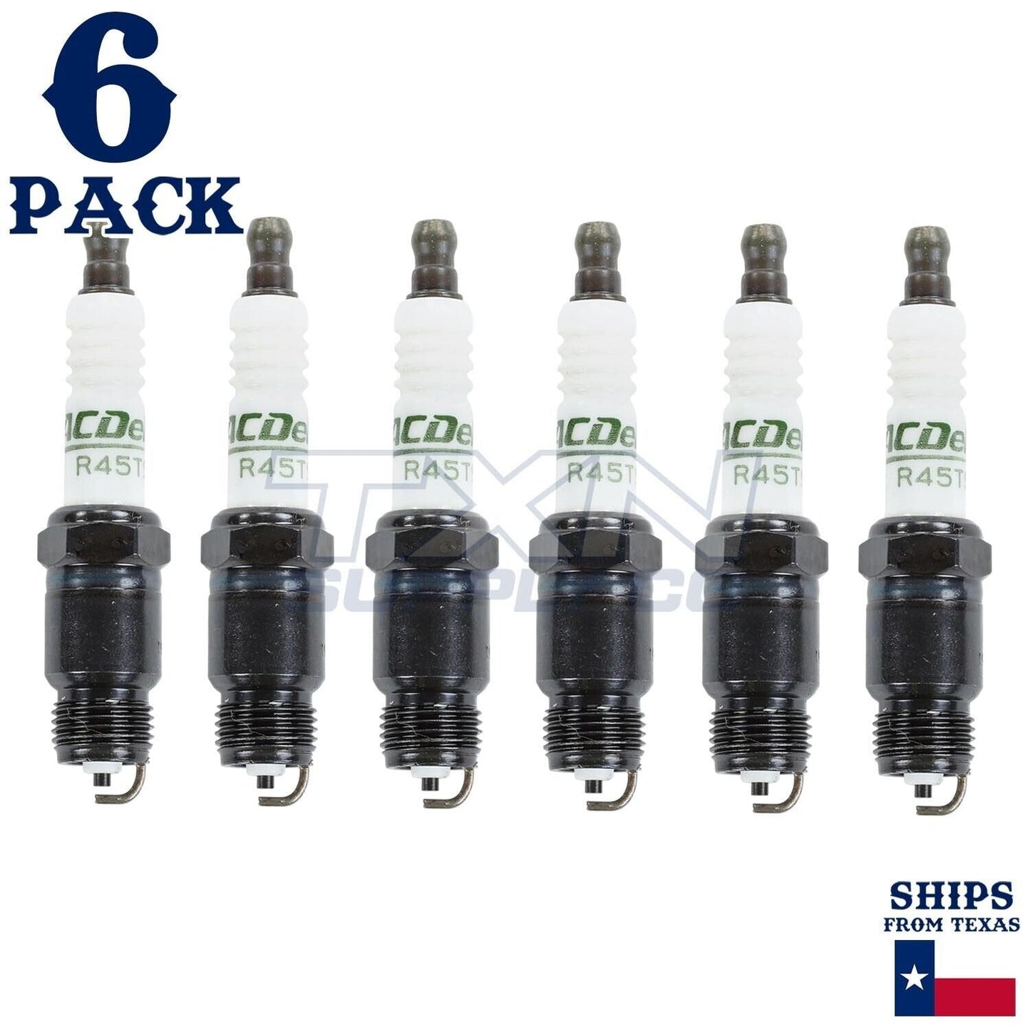 6 Pack Genuine GM ACDelco Spark Plugs R45TS ps