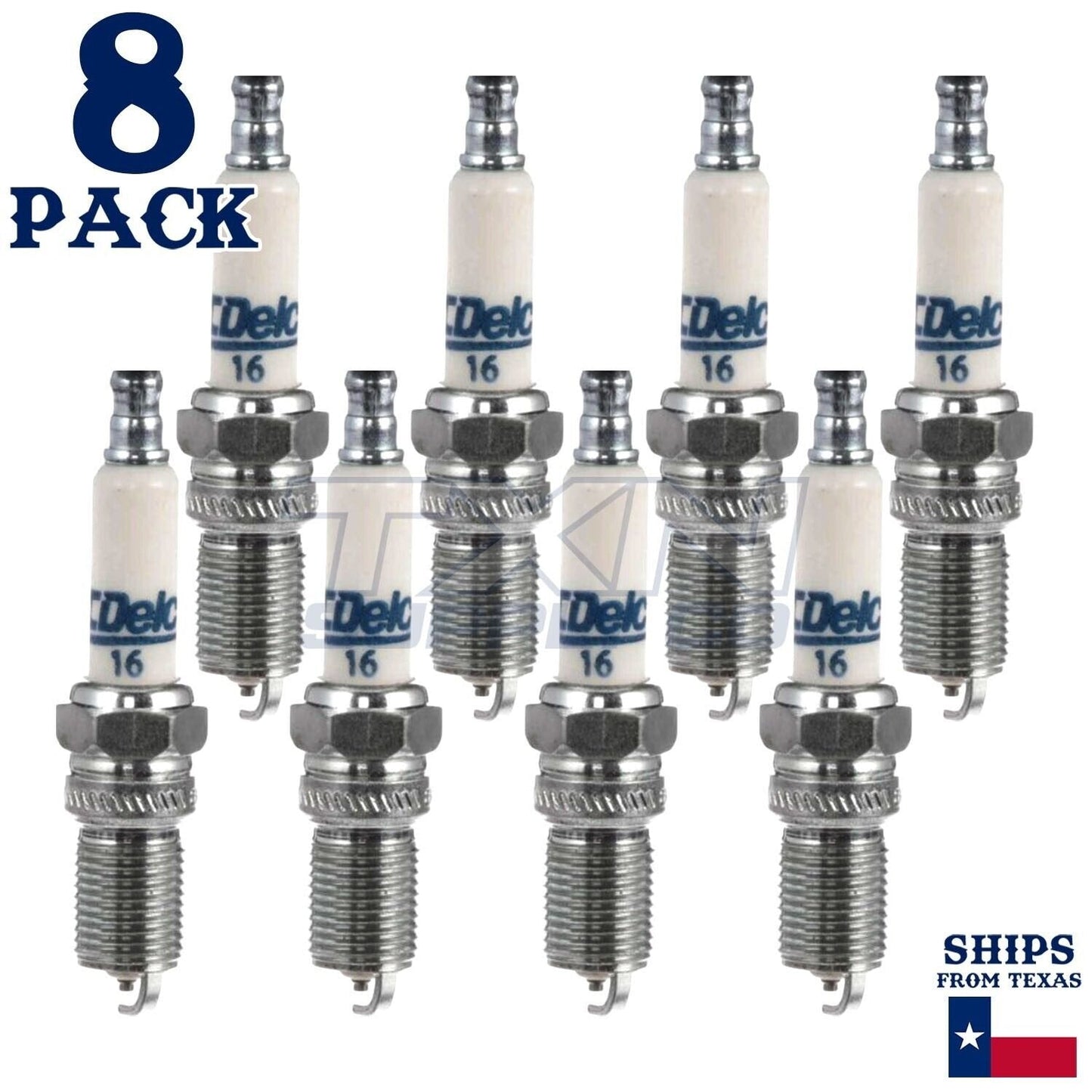 8 Pack GM ACDelco #16 RAPIDFIRE Platinum Spark Plugs ps