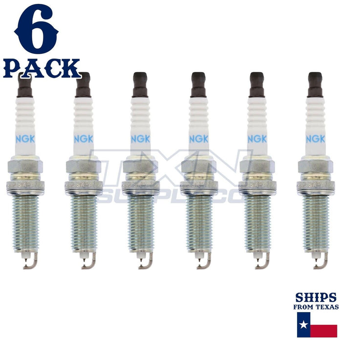 6 Pack NGK V-Power 1406 Spark Plugs DILKAR7B11 ps