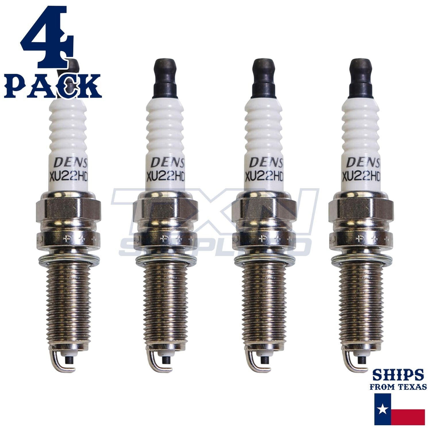 4 Pack Denso 3445 Standard Spark Plugs XU22HDR9 ps