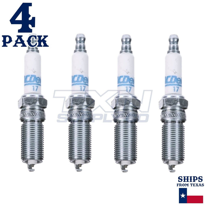 4 Pack GM ACDelco #17 RAPIDFIRE Platinum Spark Plugs ps