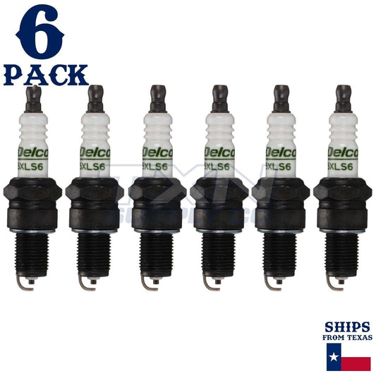 6 Pack Genuine GM ACDelco Spark Plugs R45XLS6 ps