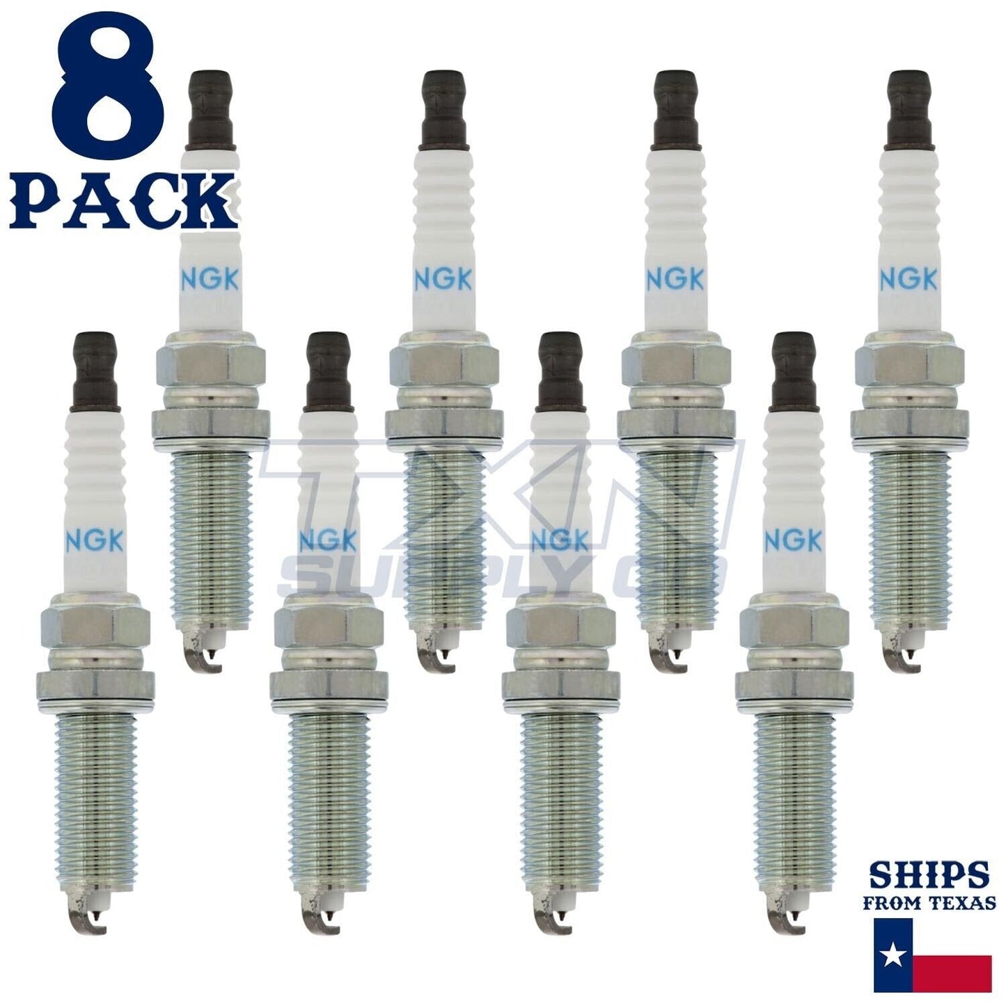 8 Pack NGK V-Power 4912 Spark Plugs ILKAR7B11 ps