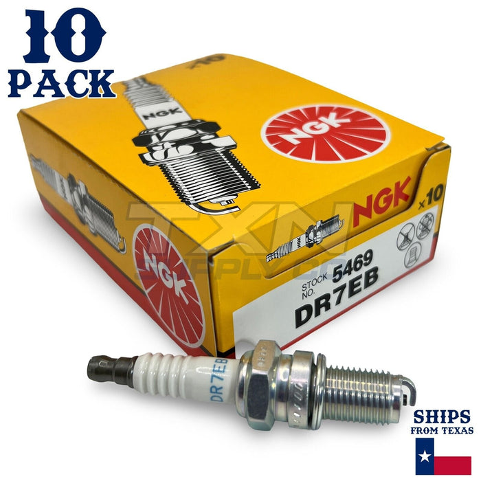 NGK Standard Spark Plugs DR7EB 5469 - 10 Pack