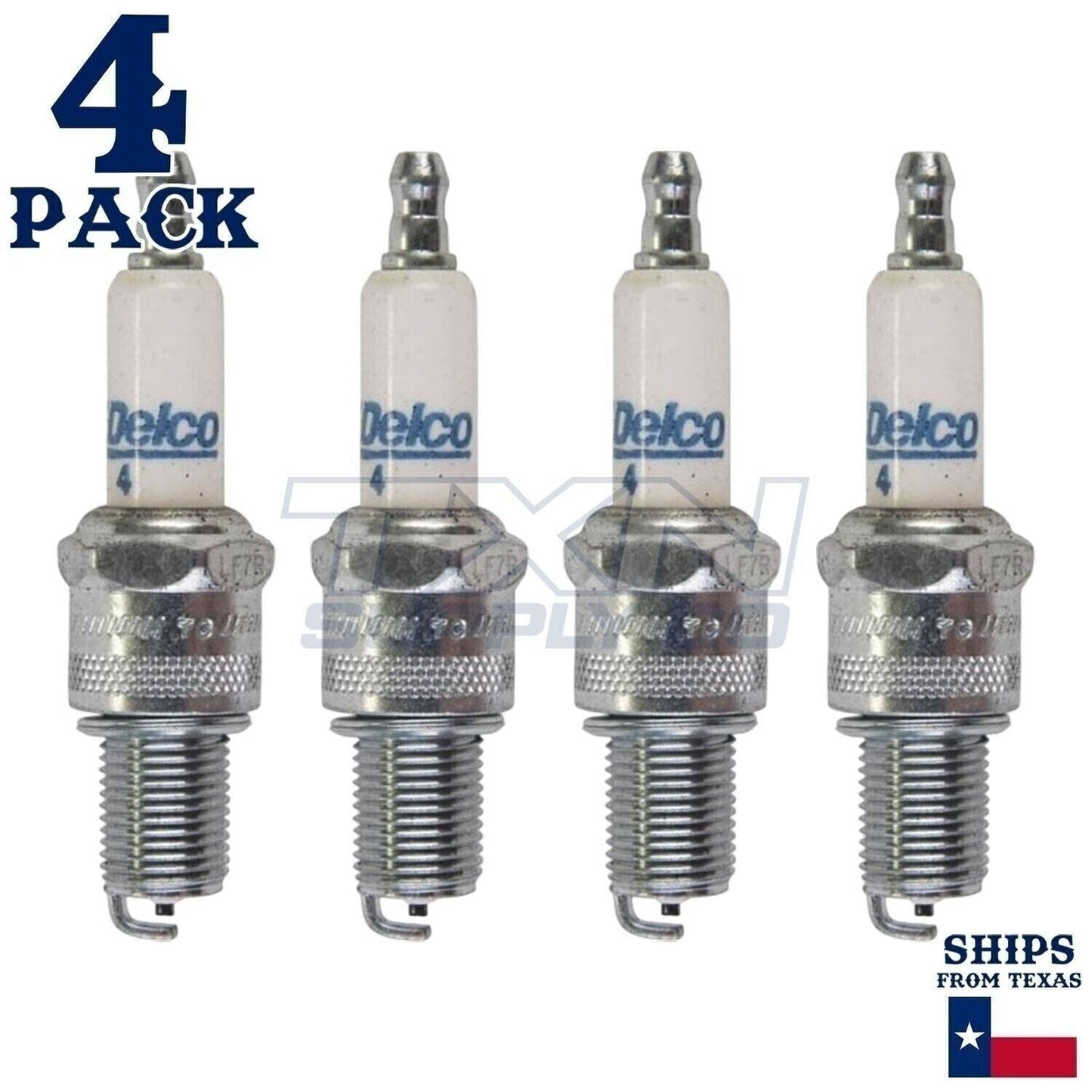 4 Pack ACDelco Platinum Spark Plugs 1982-1987 for Ford Courier 1.8L ps