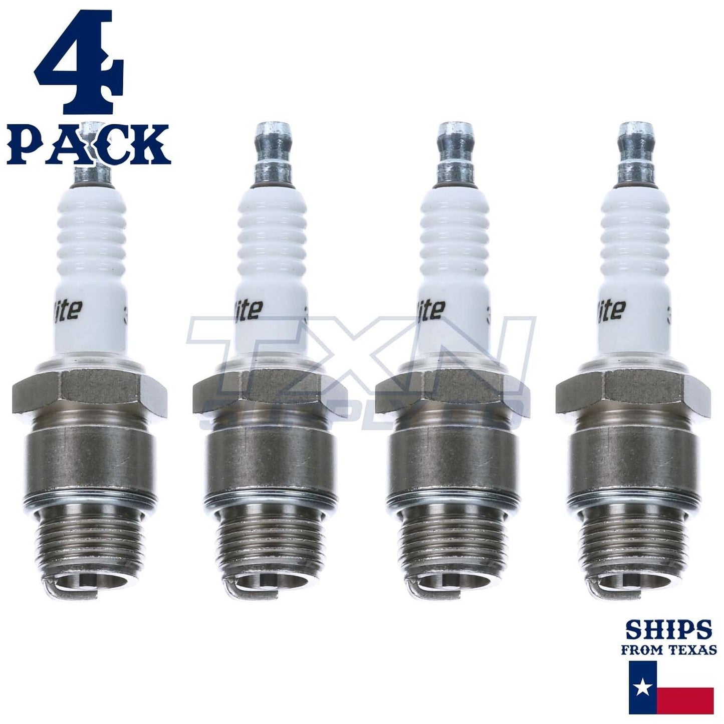 4 Pack Autolite 386 Copper Core Spark Plugs ps