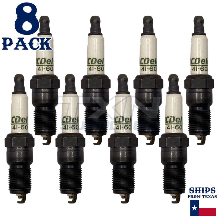 8 Pack Genuine GM ACDelco Spark Plugs 41-601 ps
