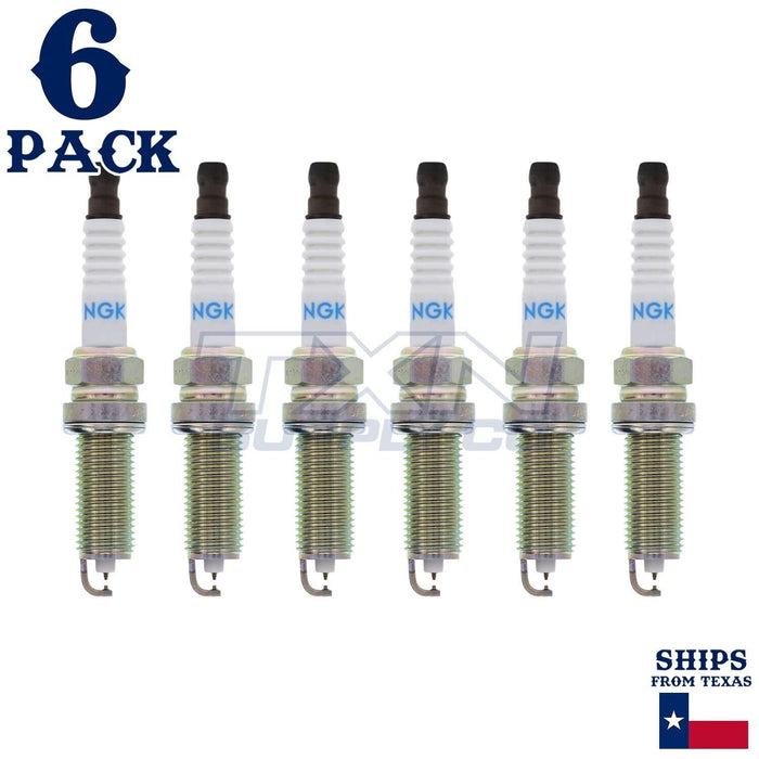 6 Pack NGK V-Power 9027 Spark Plugs DILKAR6A11 ps