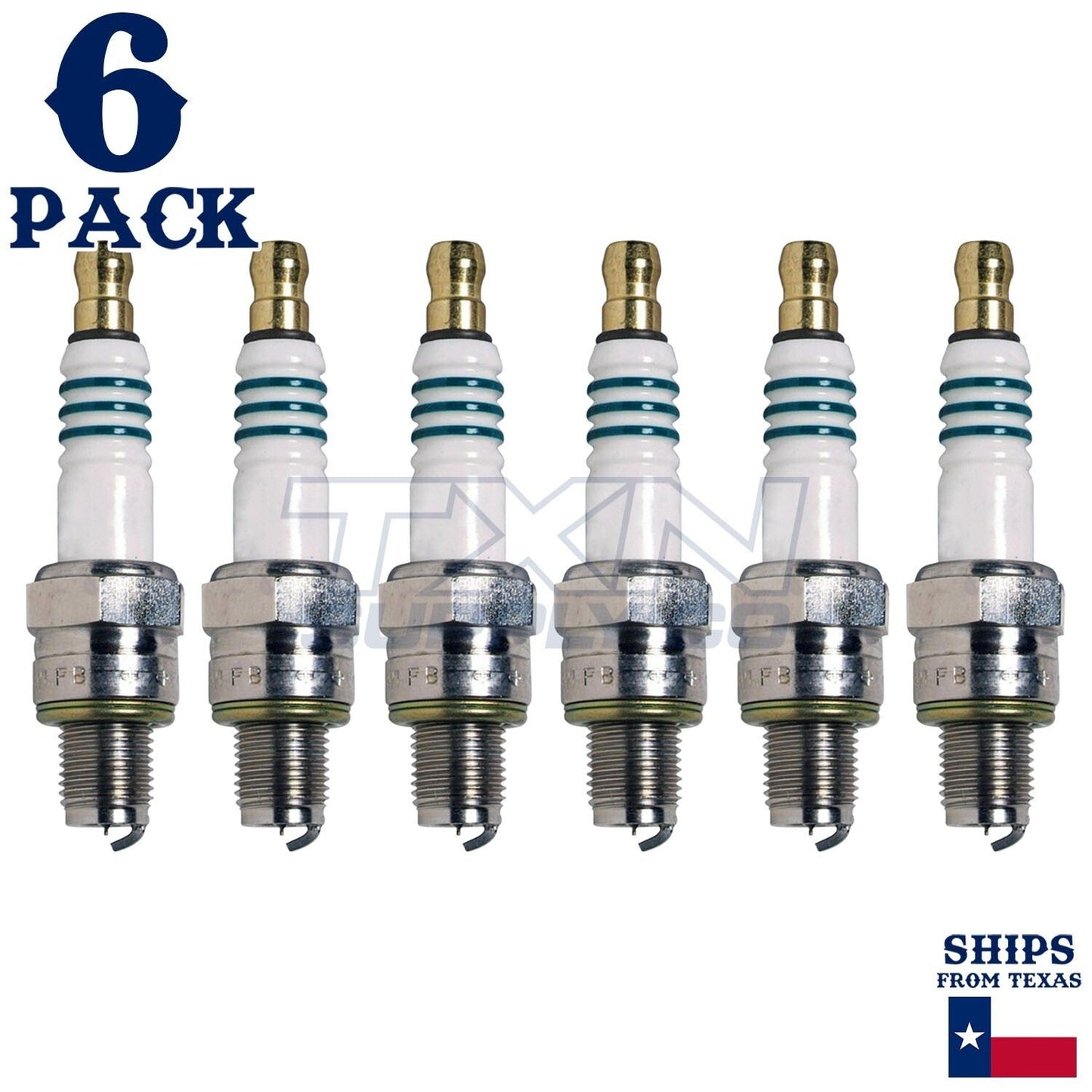 6 Pack Denso 5386 Iridium Power Spark Plugs IUF31A ps
