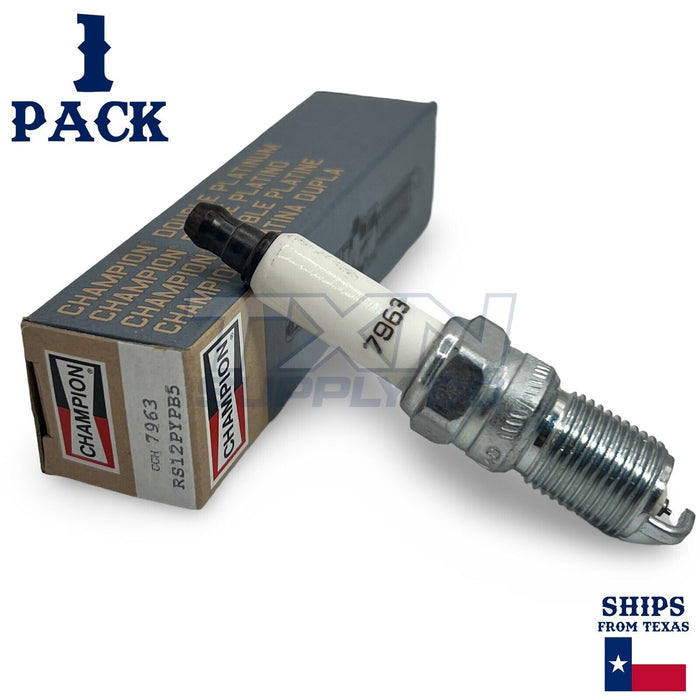 Champion 7963 Double Platinum Spark Plugs RS12PYPB5 - 1 Pack