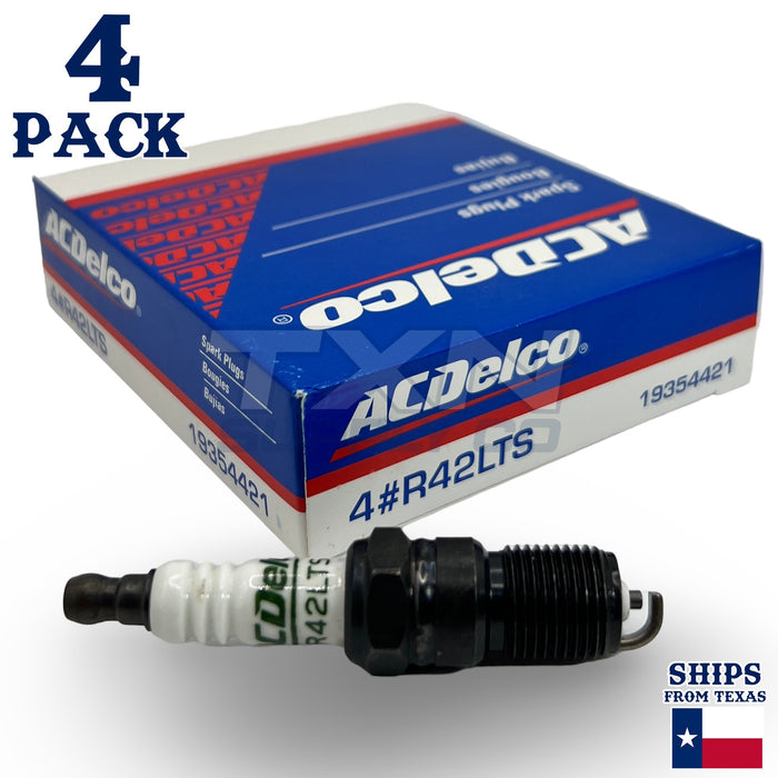 4 Pack Genuine GM ACDelco Spark Plugs R42LTS ps