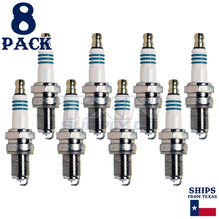 8 Pack Denso 5376 Iridium Power Spark Plugs IX24B ps