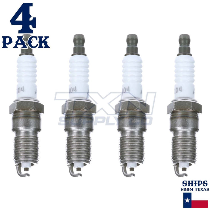 4 Pack Autolite 104 Copper Core Spark Plugs ps