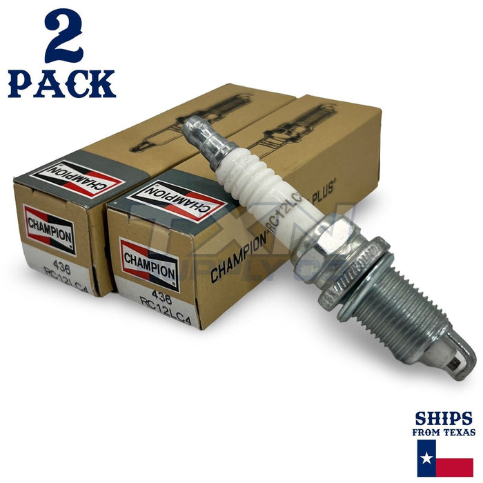 Champion 436 Spark Plug RC12LC4 - 2 Pack