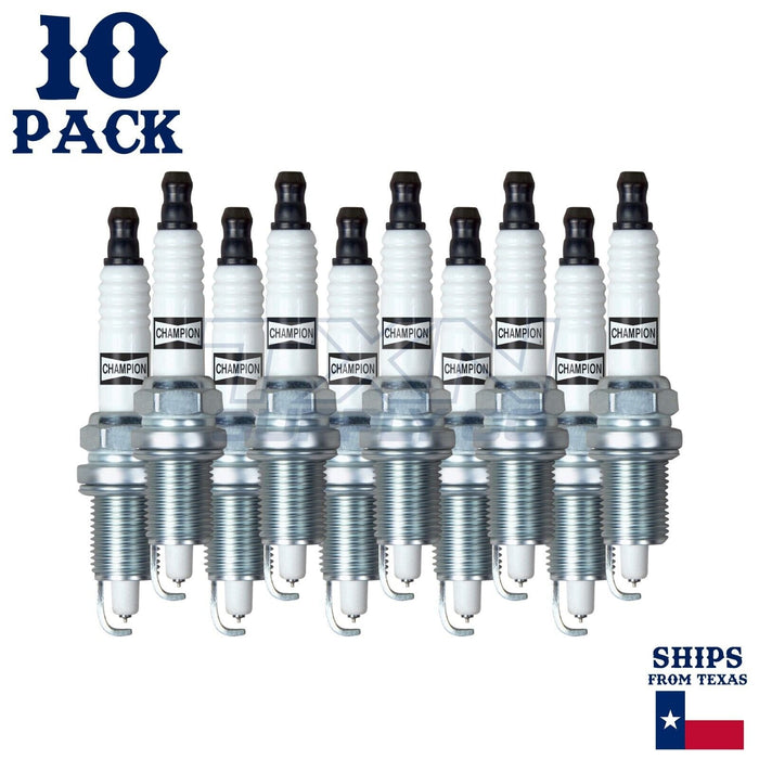 10 Pack Champion Platinum Spark Plugs for 1992-2006 Dodge Viper 8.0L 8.3L V10 ps